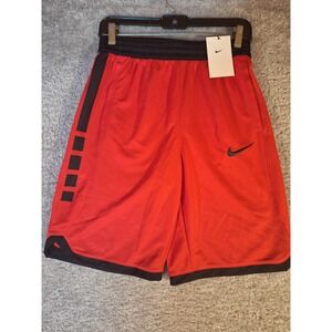 Nike Elite Boys XL Basketball Shorts Red Black Dri-FIT Standard DB5543-657 NWT